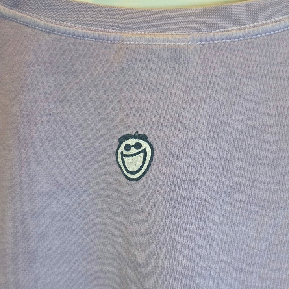 VTG Life is Good Long Sleeve Tee Womens Sz Large Lavender Purple Snowboard - Picture 5 of 11